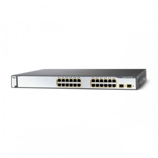 Refurbished Cisco Catalyst WS-C3750V2-24TS-S 24 ports managed switch