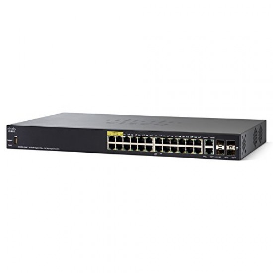 Cisco SG300 28 Port Gigabit POE Managed Switch SG300-28PP-K9