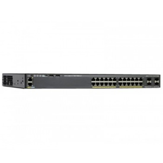 Cisco Catalyst 2960X 2960-XR 24-Port PoE Switch WS-C2960X-24PD-L V02