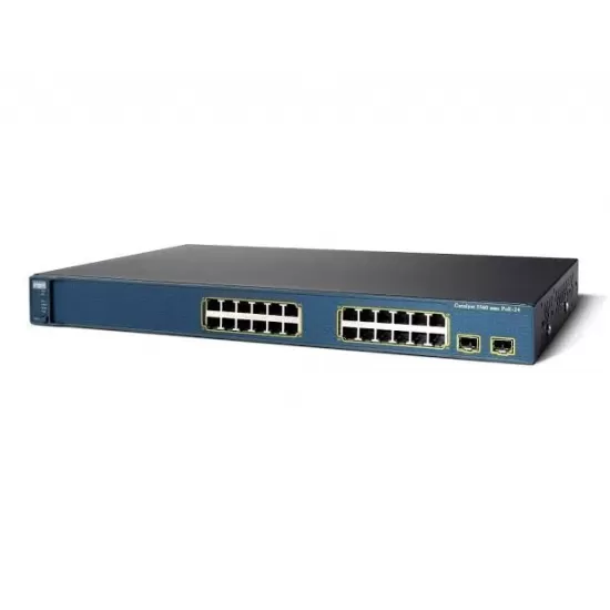 Refurbished Cisco Catalyst 3560 Series WS-C3560-24PS-S POE 24Port Managed Switch