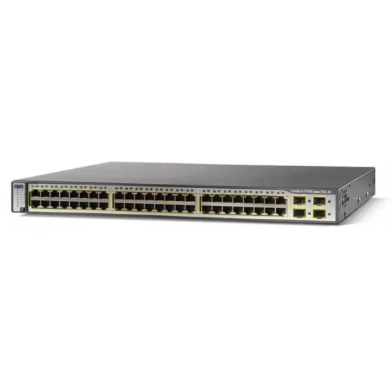 Refurbished Cisco Catalyst 3750 48Port Managed Switch WS-3750-48PS-E-V06