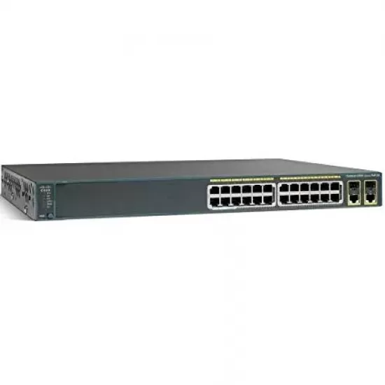 Refurbished Cisco Catalyst WS-C2960-24LC-S 2960-Plus Series Switch