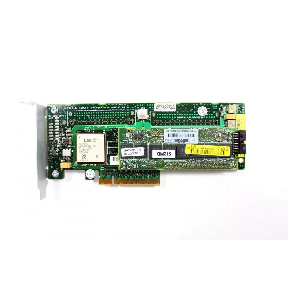 HP Smart Array P400I PCI Express X8 SAS/SATA Raid Controller with 256MB  Cache 412206-001 405835-001-Refurbished