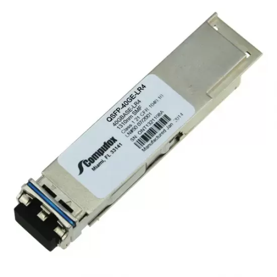 Refurbished Cisco QSFP 40GBASE-LR4 Transceiver Module LC 10KM QSFP-40GE-LR4