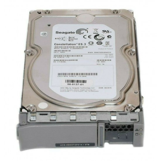 Seagate 3TB 7200RPM SAS 6Gbps 3.5inch Hard Drive 9ZM278-175