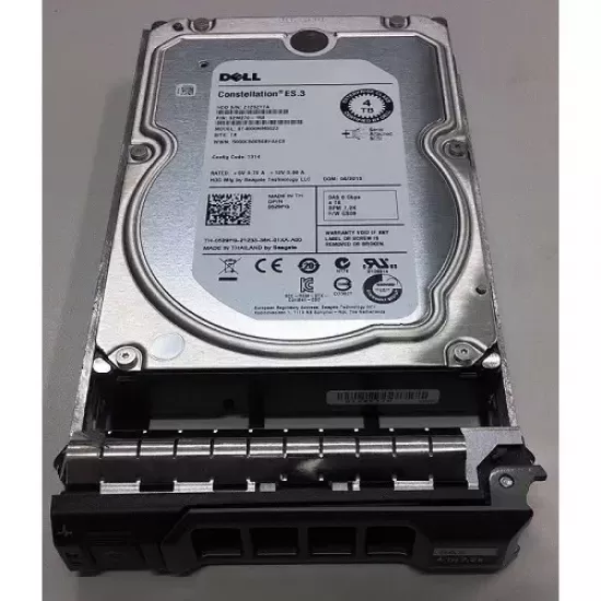 Refurbished Dell 4TB 7.2K RPM 6G 3.5 Inch SAS HDD ST4000NM0023 0DRMYH