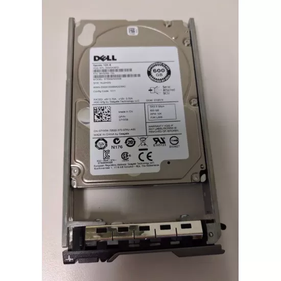 Refurbished Dell 600GB 10K RPM 6G 2.5 Inch SAS HDD ST600MM0006 07YX58