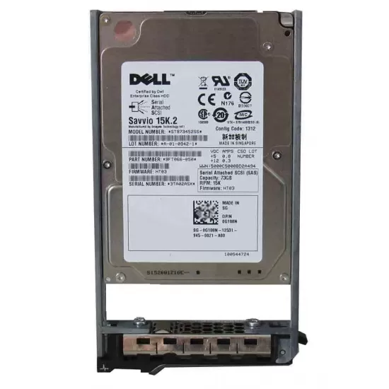 Refurbished Dell 73GB 10K RPM 3.5 Inch USCI HDD 0CC315