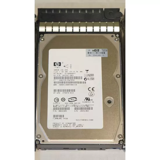 Refurbished HP 300GB 15K RPM 3G SP 3.5 Inch SAS HDD 432146-001 375874-015