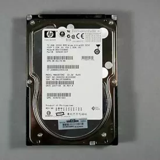 Refurbished HP 72.8GB 15K RPM 2G DP 3.5 Inch FC HDD 359441-002 238950-005