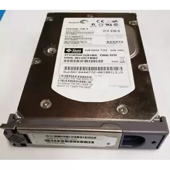 Refurbished Sun 146GB 10K RPM 2G 3.5 Inch FC HDD 390-0270-03 540-6572-01