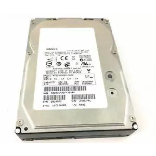 Refurbished Hitachi 600gb 15k rpm 6g 3.5 inch sas hard disk 0B24532 3276138-D