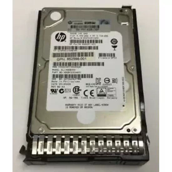 Refurbished HP 300gb 10k 6g dp 2.5 inch g8 sas hard disk 652566-001 597609-001