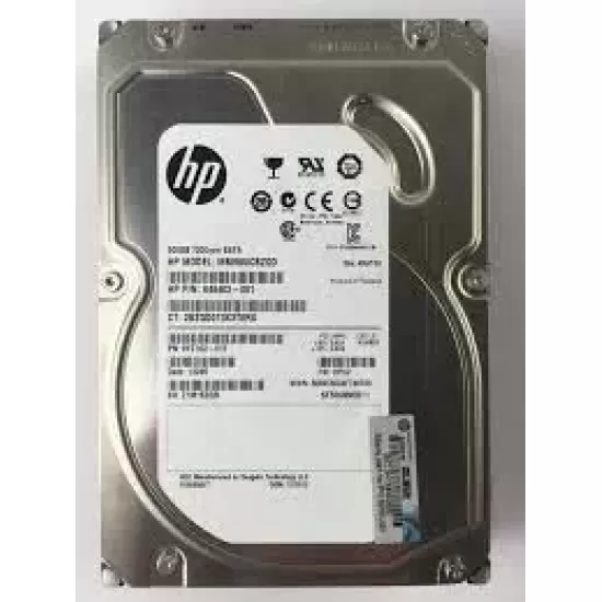 Refurbished HP 500GB 7.2K RPM 3G 3.5 Inch SATA HDD WD5002ABYS 484429-002 397377-014 459319-001