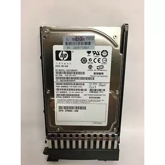 Refurbished HP 72GB 10K RPM 3G 2.5 Inch SAS HDD 431954-002 375863-014 434916-001