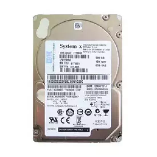 Refurbished IBM 900gb 10K rpm 6g 2.5 inch sas hard disk 81Y3805 81Y9650 81Y9651