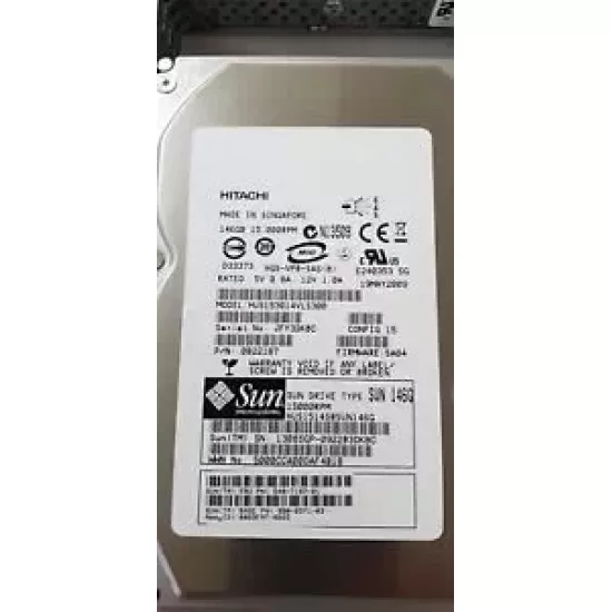 Refurbished SUN 146GB 15K RPM 3.5 Inch SAS HDD 540-7197-01 390-0371-03