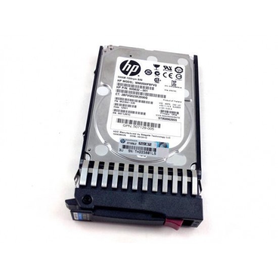 HP 500GB SAS 2.5inch 6G 10K RPM Hard Disk 9XF1LBFV