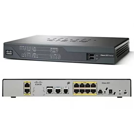 Refurbished Cisco 891 Integrated Services Router CISCO891-K9 V01