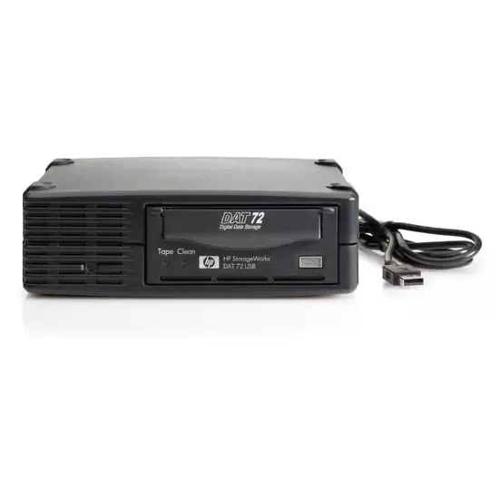 Refurbished HP StorageWorks DAT72 36-72GB USB External Tape Drive DW027A