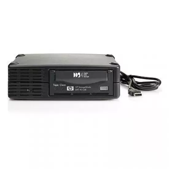 Refurbished HP Storageworks DDS4 20/40GB USB External Tape Drive DW023A DW023A-60005